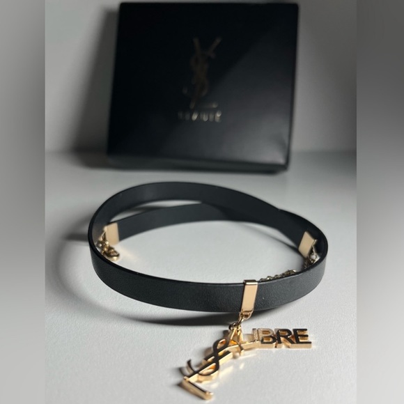 YSL Wrap Around Adjustable Bracelet with YSL & Libre Charm - Picture 2 of 7